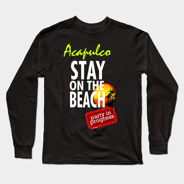 Acapulco Long Sleeve T-Shirt by dejava